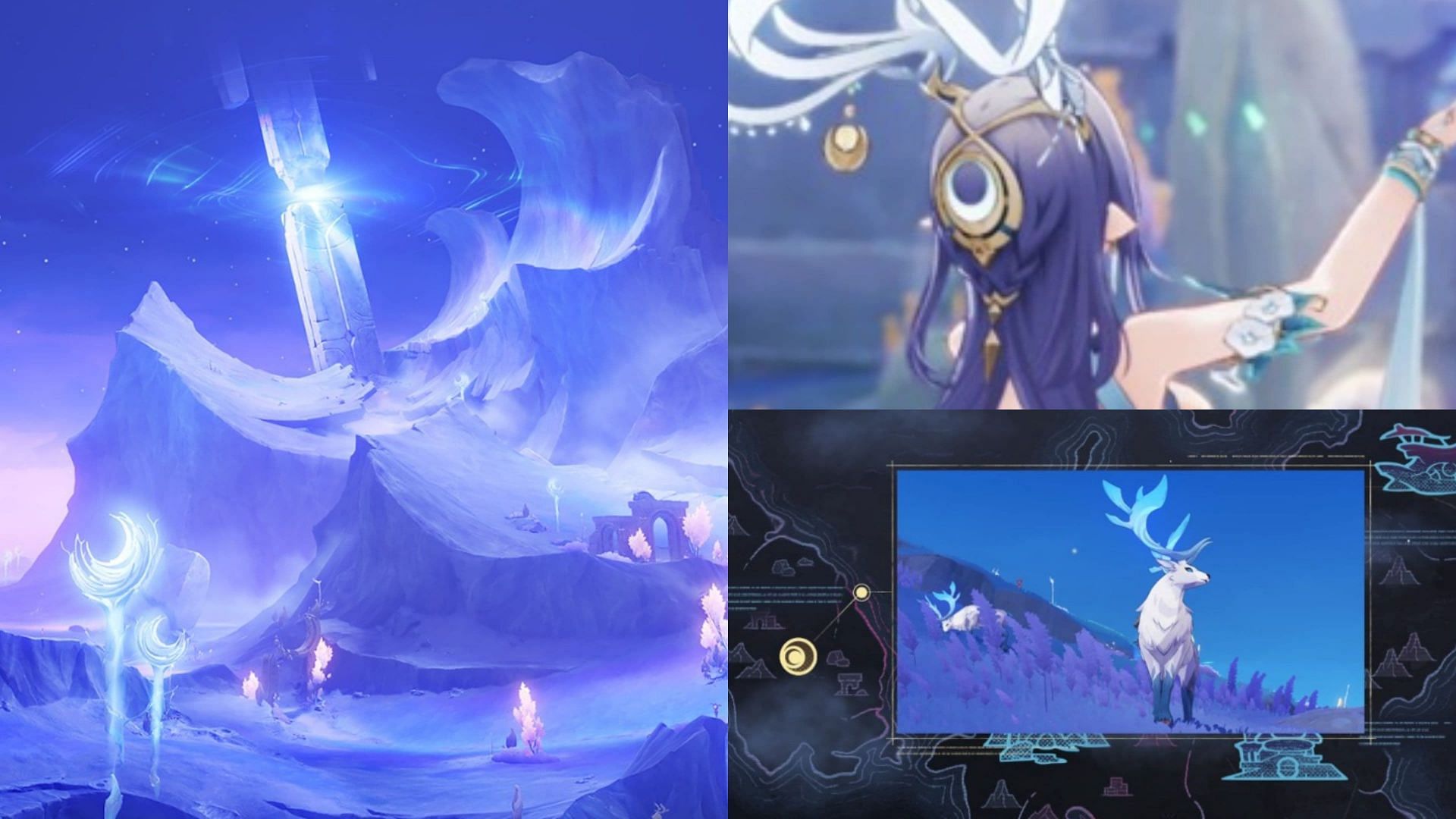 A look at Hiisi Island in the web event (Image via HoYoverse)